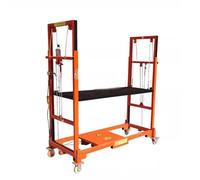 Electric Scaffolding Lift Platform, Anti-Slip Automatic Cargo Elevator for Indoor and Outdoor Aerial Work