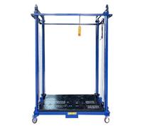 Electric Scaffolding Lifting Platform, Remote Control Heavy Duty Steel for Indoor Decoration and Construction, Multifunctional