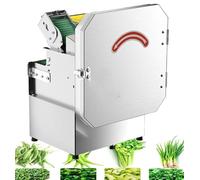Electric Scallion Slicer, 200W Vegetable Cutter, Spring Onion Chopper for Ginger Chili Potato Cucumber, 150kg/h Green Onion Celery Parsley Cutter