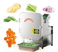Electric Scallion Slicer & Spring Onion Chopper, 200W Vegetable Cutter 700BPM L utting Machine, 1.5-35mm Adjustable Thickness for Kitchen