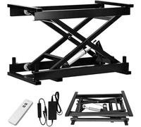 Electric Scissor Lift Table - 333lbs Capaci Remote Control Adjustable Height 3.9-26.77in Ideal for Warehouses Factories Heavy-Du Material Handling Ta