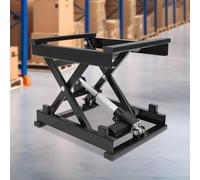 Electric Scissor Lift Table 50kg Load, Height Adjustable Lifting Platform with Remote Control, Compact Working Computer Desk for Cafe and Restaurant Use