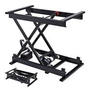 Electric Scissor Lift Table, Height Adjustable Coffee & Dining Table Lift Platform, 180Lbs Load Working Desk for Diy Lifting Coffee Table and Projects