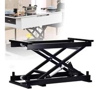 Electric Scissor Lift Table with Wireless Remote Control, Double Scissor Hydraulic Lift Table Height Adjustable Lifting Platform for Warehouses & Factories Material Handling(Size:25kg)