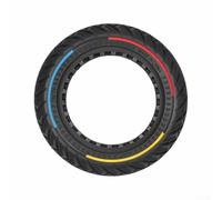 Electric Scooter 11 Inch Non-Inflatable Tire with Wing Pattern Design and Compression Zone for Sustained Road Engagement (E)