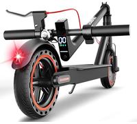 Electric Scooter Adult, 30km Range, 500W Peak Motor, 8.5" Ultra Light Electric Scooters for Adults and Teens, 36V 7.8Ah Battery, 3 Speed Mode, TODIMART T3 Foldable E Scooter