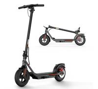 Electric Scooter Adult, 500W Peak Motor, 32km Long Range, 10” Solid Pneumatic tire,3 speed mode, Foldable Electric Scooters,36V 7.8Ah Portable Electric Scooter for Adults and Teens