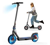 Electric Scooter Adult, 500W Peak Motor, 32km Long Range, 10” Solid Pneumatic tire,3 speed mode, Foldable Electric Scooters,36V 7.8Ah Portable Electric Scooter for Adults and Teens