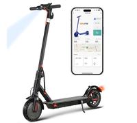 Electric Scooter Adults 350W Up to 25-30km Long-Range and 25km/h, 8.5" Solid Tires, Portable Foldable Scooter Electric for Adults with Double Braking System and App Control