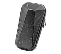 Electric Scooter Bag - 3l Large Capacity Hard Shell | Waterproof Handlebar Bag | Quick Release Front Tube Storage, Universal Fit for Folding Bike & E-Scooter (Black)