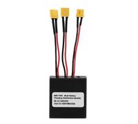 Electric Scooter Battery Parallel Module 12V-100V 5A Dual Battery Converter with Automatic Cycling Switch Function Aluminium Heat Dissipation Design for Ebike Modification Accessories