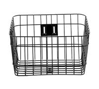 Electric Scooter Bicycle Front Basket, Heavy Duty Metal Mesh Cargo Solution, Large Capacity Universal Fit Bike Storage for Shopping or Pet Transport, Stable Secure Mounting, 14.96 x 11.81 x 7.87 in