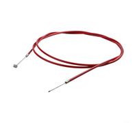 Electric Scooter Brake Cable, Brake Cable Front Rear Drum BrakeLine, Protective Red Rubber Hose Compatible with for Ninebot G3 and F3 Models(2.2m rear brake line)