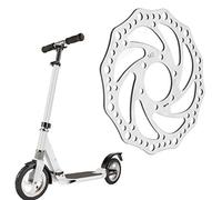Electric Scooter Brake Disc, Stainless Steel 140mm/5.5in Diameter 37mm/1.5in Inner Diameter Electric Bikes BrakeDisc Rotor Replacement Parts for ElectricScooter