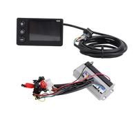 Electric Scooter Brushless Controller Kit, 36V 48V 60V 500W 28A Motor Controller with LCD Display Panel, Water Resistant Aluminum Alloy Control System for E Scooter