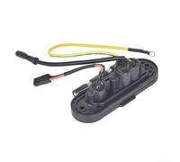 Electric Scooter Charging Head Interface for Segway MAX G30P - Dustproof Waterproof Port Cover, PC Material, 10 x 5 x 4 cm, Black (Parent Listing)