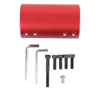 Electric Scooter Clamp Alloy Matte Universal Scooter Tighten Clamp for M365PRO Red Enhanced Grip High Strength Impact Safety Easy Installation Strong Compatibility Sweat Erosion
