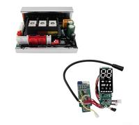 Electric Scooter Controller LED Display Dashboard, Waterproof PCB Circuit Board Accessory For Ninebot F2/F2 Pro, Speed Power Monitoring Panel (A+B)