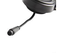 Electric scooter controller with LCD display for brushless motors, supports 36V 48V 52V 60V systems, up to 1000W power, wiring diagrams for quick setup (New round head)