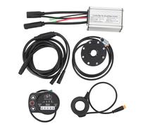 Electric Scooter Conversion Kit, 15A Controller with Water LED900 Display, 130X Thumb Throttle and Power Assist Sensor for 250W 350W Brushless Motor