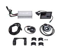 Electric Scooter Conversion Kit 22A Brushless Motor Controller LCD8SU Display 130X Thumb Throttle 8 Magnet PAS Kit for Electric Bikes and Scooters Aluminum Alloy ABS Plastic