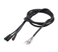 Electric Scooter Display Cable, 6 Pin Instrument Wire for 901 Scooter, Controller to Dashboard, Replacement Harness with PVC Wiring, Black, .3 to .8 Meter Option(1T3 1.8m)