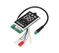 Electric Scooter Display Dashboard Without Turn Signals BT LED Meter Panel Parts 25 Mph Speed Limit E-Scooters Dashboard Circuit Board for Electric Scooter 4 Lite 2nd Gen Accessory