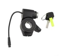 Electric Scooter Door Lock Switch for Kukirin G2 MASTERs, Integrated Throttle Control with Auto-Lock, ABS Replacement Part for Folding Mechanism