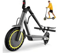 Electric Scooter, Electric Scooter Adult 350W with 25-35KM Range | Max Speed 25KM/H丨8.5"/10" Maintenance-Free Solid Tire丨Double Braking System丨Double Lighting丨120kg Capacity