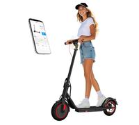 Electric Scooter,Electric Scooters Adult,10”Solid Tires,25-30km Range,Top 450W Power, Foldable Electric Scooters with APP,Double Braking System E Scooter for Adults and Teens,Max Load 120kg