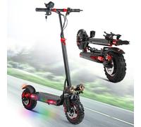 Electric Scooter,Electric Scooters Adult, 28-31miles Long Range, 48V 18Ah Battery, 11" All Terrain Off-Road E Scooter, Dual Suspension Dual Disc Brake Folding ElectricScooter 150 kg Load