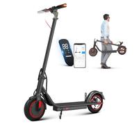 Electric Scooter, Electric Scooters Adults 10Inch E-Scooter 350 W Motor, 3 Speed Mode, Foldable Electric Scooter with App, 20-30km Range, Double Braking Escooter, Scooter for Men Women Teens