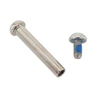 Electric Scooter Folding Locking Screw Kit, Hexagonal Bolt and Nut Set for M365 1S Pro, Secure Metal Fastener for Stable Fold Mechanism, Silver, 8.5 Inch(A)