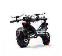 Electric Scooter for Adults, 50KM Long Rang 48V 18.2A Battery | 11" Off-Road Tires Heavy Duty 264+ lb Capacity, Dual Disc Brakes with EABS,Foldable E-Scooter