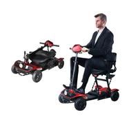 Electric Scooter for Seniors and Disabled - Multifunctional Foldable Electric Walker with Comfortable Seat - Easy to Use Daily Household Mobility Aid