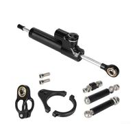 Electric Scooter for Stabilizer Damper for Kukirin G3-Pro 2024, Aluminum Steering Damping Bracket with Shock Absorption, Off-Road Compatible Accessory(Black)