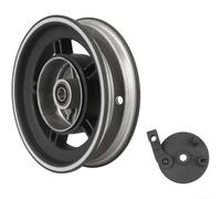 Electric Scooter Front Wheel Drum Brake Cover Compatible with 5 and 5Pro Hub Assembly Aluminum Alloy (E)