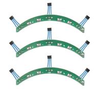 Electric Scooter Hall Sensor Pcs of 3 PCB Replacement With Epoxy Fibreglass Construction For Xiaomi M365