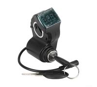 Electric Scooter Handlebar Switch Lock for Kukirin G2 Pro Featuring 3pin Display, Waterproof ABS Material and Real Time Voltage Display