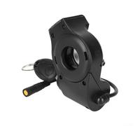 Electric Scooter Handlebar Switch Lock with 3-Pin Display Compatible for Kugoo G2 Pro, ABS Material Black Replacement Part(Female)