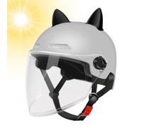Electric Scooter Helmet -29cm Electric Bike Helmet | Sun Visor, Unisex Breathable Protective Helmet, Easy to Clean, Suitable for Scooters, Skateboards, Motorcycles and Unisex Breathable Protect