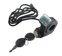 Electric Scooter Ignition Lock Switch with Keys for Vintage Car and Truck Parts, ABS Material in Black Color