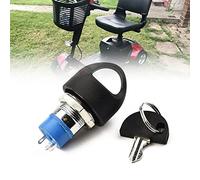Electric Scooter Key Ignition, Mobility Scooter Key Switch, Scooter Key Ignition with 2 Keys, Ignition Switch for Pride GoGo Scooter
