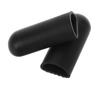 Electric Scooter Kickstand Protective Silicone Sleeve, 2pcs Black | Antislip Silicone, Wear Resistant Protection, Portable Lightweight Cover for Electric Scooter Kickstand