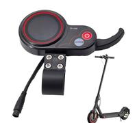 Electric Scooter LCD Display Controller - Digital Instrument Meter with Throttle Function, Bike Dashboard Screen Showing Speed, Battery, Power | A