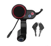 Electric Scooter LCD Display Meter, For HITWAY H5 Electric Scooter Speedometer Display Screen with 6-Pin Connector and Ignition Key