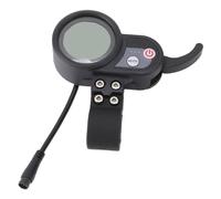 Electric Scooter LCD Display Panel, 36-60V ABS Control Panel for 10 Inch Scooters with 6 Pin Waterproof Connector