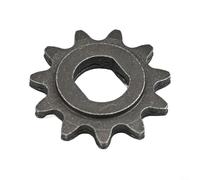 Electric scooter motor gear with 11 tooth pinion and H-shaped mounting hole designed for 25H chains and high speed (14T) motors