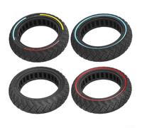 Electric Scooter Off Road Tires, 10Inch 60/65-6.9 Off-road Solid Rubber Tires, Electric Scooter Tyres Replacement Wheel Tires, ForNinebot Max G2 G65(Black)