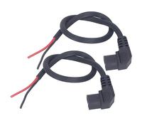 Electric Scooter Power Cable 1.5mm² T Type Charging Cord for Electric Bikes, Reliable Power Transfer, 2 Units